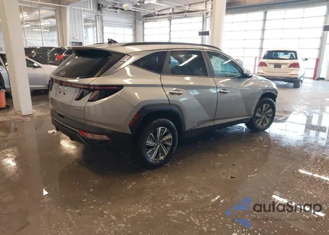 2022 Hyundai Tucson Hybrid Blue из США, поврежденный, VIN KM8JBCA16NU027304